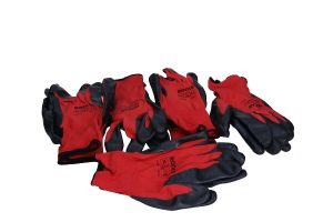 ROOKS OK-09.0013 Rękawice robocze polyester-nitrille rozmiar XXL 5 par