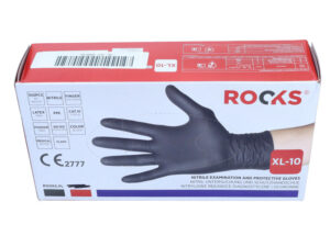 ROOKS Nitrilhandschuhe GARAGE BLACK V2 XL, 100 Stück