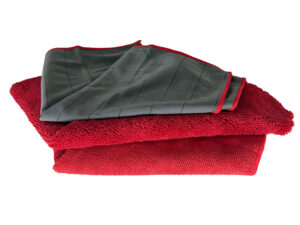ROOKS Mikrofaser-Set für die Fahrzeugpflege, 3 Stück, 300/350/400 g/m² – für Scheiben, den Innenraum und universell einsetzbar
